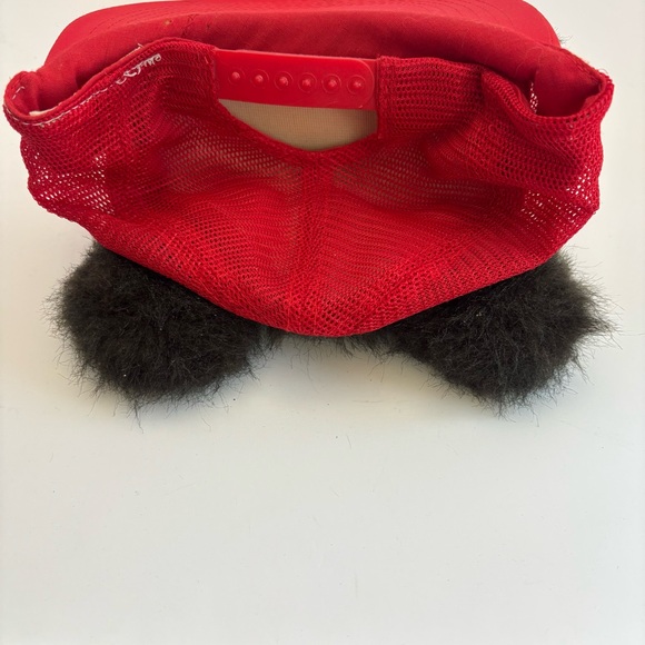 WILKINSON MFG Vintage 80’s 3D Plush Teddy  Bear Styled Snapback Trucker Hat - Picture 6 of 8